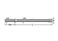 broca integral de aço Rod Heat Treatment Process do molibdênio do cromo h22