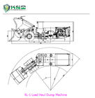 CE branco ISO9001 da máquina do raspador do transporte da carga do motor diesel de Deutz