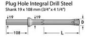 Broca Rod integral durável/ferramentas perfuração de pedra para o corte de carvão/encapsulamento