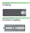 Luvas de acoplamento que derivam a broca Ros R25 R32 R38 T38 D35mm do encapsulamento - 56mm