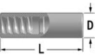 T45 luvas de acoplamento padrão do comprimento 210mm para ferramentas de perfuração da mineração subterrânea