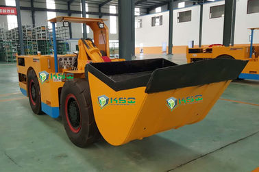 Da máquina cúbica do carregador-transportador do medidor do amarelo alaranjado um mineração subterrânea
