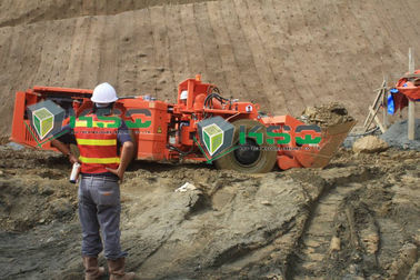 Descarregador do transporte da carga da mineração subterrânea com o braço concreto do robô do Shotcrete, KSQ RL-2 LHD