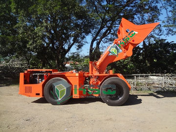 Máquina alaranjada do carregador-transportador, duas máquinas subterrâneas do lhd dos medidores cúbicos