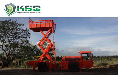 O serviço subterrâneo Vechicles de 1 toneladas Scissor o caminhão de elevador para o projeto da mineração subterrânea ou do encapsulamento