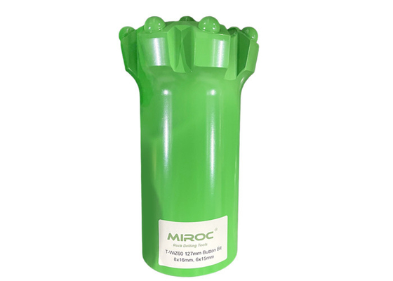 Ferramentas de perfuração de rocha Top Hammer T-WIZ60 102mm Bits de botão de fio para pedreira e mineração