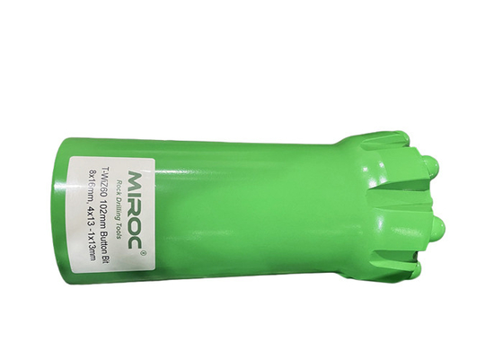Ferramentas de perfuração de rocha Top Hammer T-WIZ60 102mm Bits de botão de fio para pedreira e mineração