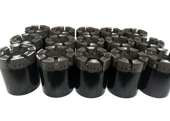 NQ Indústria de Exploração Mineral Bits de perfuração de núcleo de diamante geológico preto para desempenho superior