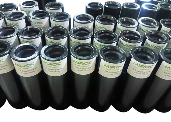 T38-190mm Comprimentos de acoplamento Bits de perfuração e de rosca Produtos principais para ferramentas de perfuração simétricas