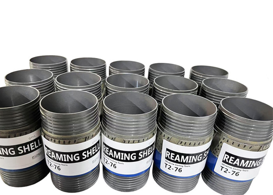 T2-76mm Ferramentas de perfuração de núcleo Reamers Reamiing Shell para melhorar a eficiência da exploração mineral