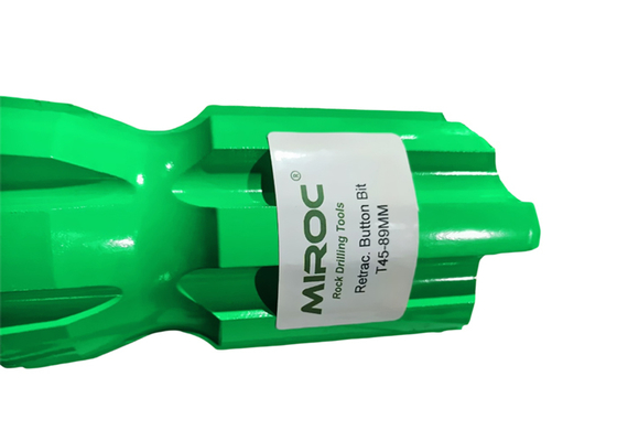 Broca de botão balístico T45 de 89 mm Retrac Brocas T45 para mineração