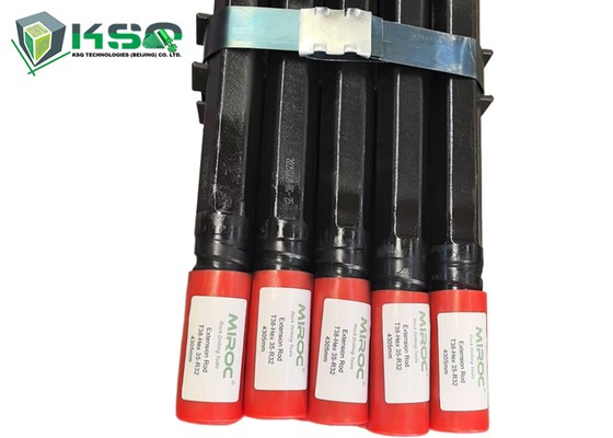 T38-Hex 35-R32 4305mm Rodas de extensão de perfuração em rocha