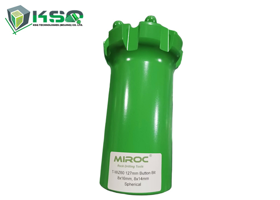 T-WIZ60 127 mm Borradora de rocha de botão roscado para mineração
