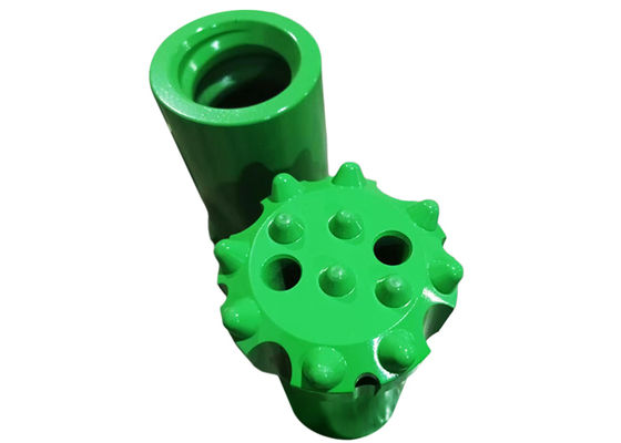 T38-76mm Tungsten Carbide Threaded Button Bit with Ballistic and Spherical Buttons for Rock Drilling