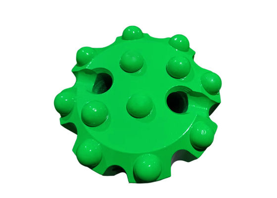 Broca de botão com rosca T51-89mm com design de carboneto semi-balístico para perfuração em bancada