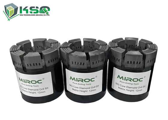 Nq Hq Pq Core Drill Bit/Mining Diamond Rock Drill Bit para perfuração de núcleo