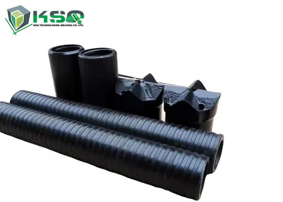 Sistema de parafusos de auto-perfuração forjado com rosca completa R23 R32 R38 R51 T76 para estabilização de inclinação de túneis de mineração de minério