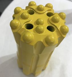 Bocado de broca retrátil do bocado de botão da linha de ferramentas da perfuração da rocha do atlas de T38 89mm para o hard rock