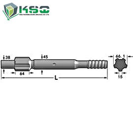 Adaptadores HD 125 da pata da broca de Boart, HD 150, HD 160