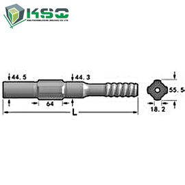 Adaptador URD475 da pata da broca de Ingersoll-Margem, URD550, VL120, EVL130, VL140, F16