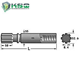 Adaptador HC 40 da pata da broca de Montabert, HC 80, HC 90, HC 105, HC120