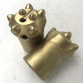 Bocado de perfuração afilado 38mm cônico da rocha do bocado de botão da broca de rocha para Mitsubishi com linha de nivelamento