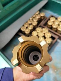 Diâmetro dourado retrátil magnético da cor 34-115mm do bocado de broca da rocha de alta velocidade