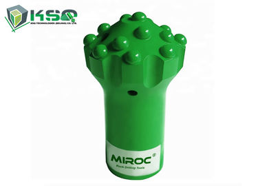 Os bocados de broca da rocha da mineração rosquearam o bocado de botão do carboneto de tungstênio com bocado superior Center alta-tecnologia do martelo