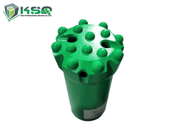 bocados de botão lisos da cara T51 de 89mm para o bocado de botão rosqueado Quarrying de mineração da perfuração de rocha