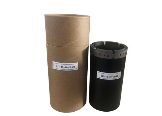 T2-76mm impregnou o bocado de núcleo do diamante para a perfuração de retirada do núcleo geotécnical