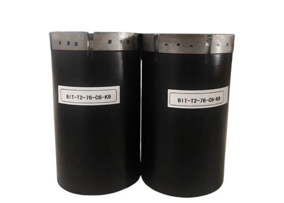 T2-76mm impregnou o bocado de núcleo do diamante para a perfuração de retirada do núcleo geotécnical