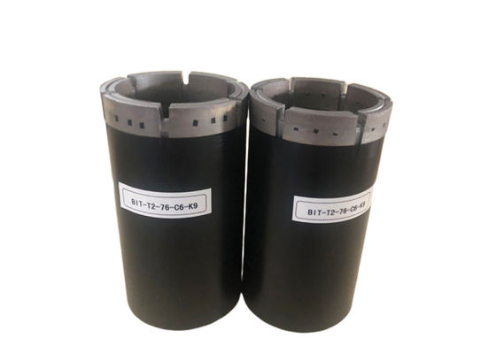 T2-76mm impregnou o bocado de núcleo do diamante para a perfuração de retirada do núcleo geotécnical