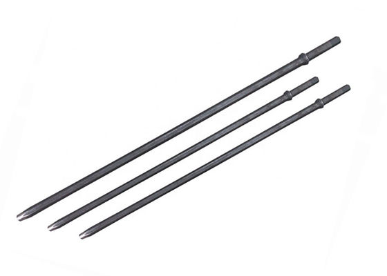 Aço carbono ferramentas de perfuração de 7 graus afiladas comprimento de Rod 600mm