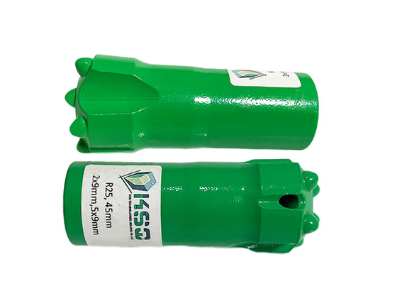 As ferramentas 51mm de mineração da construção de R32 45mm rosqueiam o bocado de broca do botão