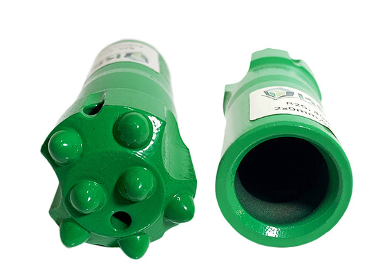 As ferramentas 51mm de mineração da construção de R32 45mm rosqueiam o bocado de broca do botão