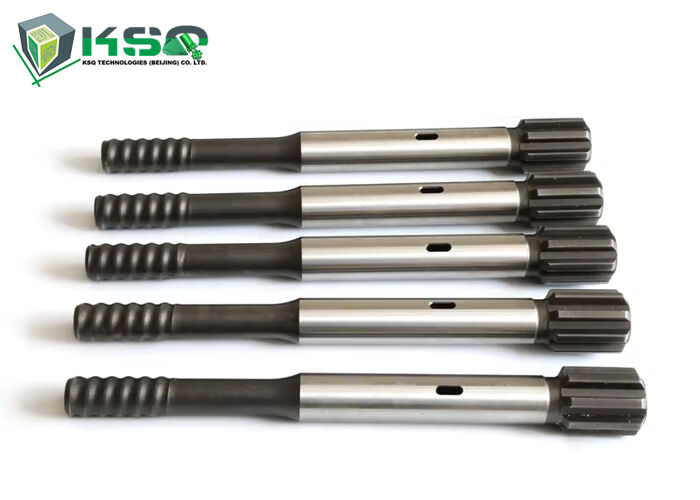 Adaptador de haste Furukawa HD709-45-T38/T45 620mm com rosca T45 para perfuratriz de rocha para mineração