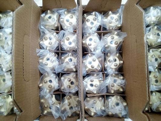 O carboneto de tungstênio de 7/11/12 de grau afilou o bocado de broca do botão para a rocha/mineração, ISO apporoved