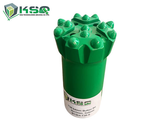 Diâmetro 64mm do bocado de broca do botão do carboneto de tungstênio T38 que derivam