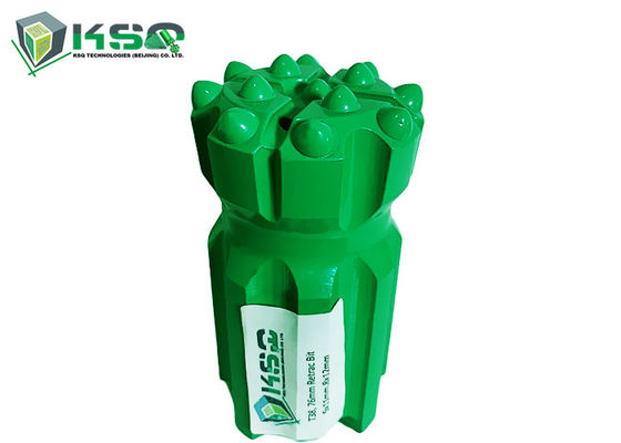 T38 Botão de perfuração de 64 mm a 76 mm Top Hammer Tungsténio Carbide Thread