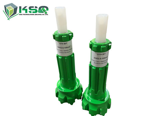 90 mm e 105 mm DTH Bits de perfuração para COP35 / DHD3.5 DTH Martelar Verde com válvula de pé