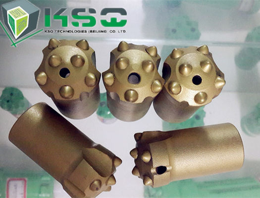 Atarraxamento do bocado de broca do botão do carboneto de tungstênio 12 graus, curto/por muito tempo camisa