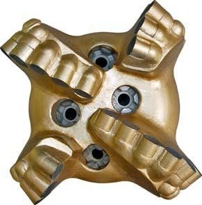 Cortadores Ø16/Ø19 curtos do perfil da coroa da parábola do bocado de broca de F4456HY M422 PDC