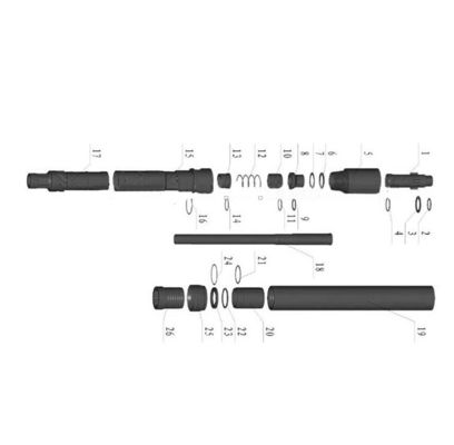 Martelo de perfuração DTH versátil para diversas aplicações de perfuração Furo 60-305mm