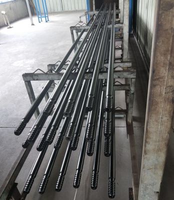 Homem rosqueado de Rod de broca T45 do martelo extensão superior T38 - tipo masculino comprimento 3050mm