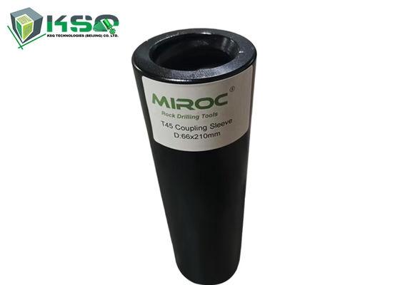 T45-210mm Rod de perfuração com rosca na rocha Furação / Mineração de acoplamento de manga T38-190mm