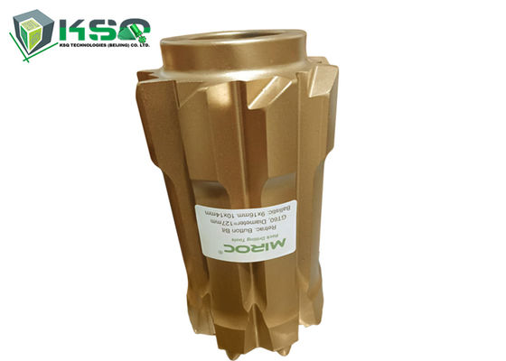GT60 Thread 140mm Diameter Retract Button Bit for Blast Hole Drilling with Tungsten Carbide Dome Design