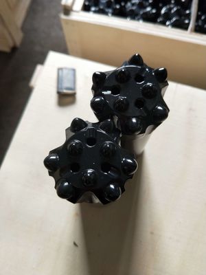 Bocado de broca liso do botão da cara de R32 45mm para minar a perfuração pequena do furo da rocha