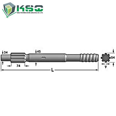 Adaptador COP1238 da pata da broca de Copco do atlas