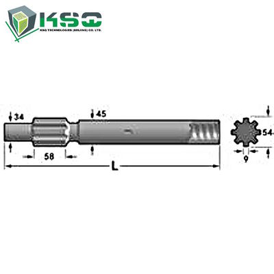 Adaptador HBM 50 da pata da broca dos SIG, HBM 100, HBM 120, HBM 101