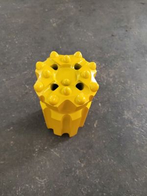 Bocado de broca R32 rosqueado do botão do carboneto de tungstênio 76mm furos do centro 4 da gota dos bocados de broca de um Retrac de 3 polegadas